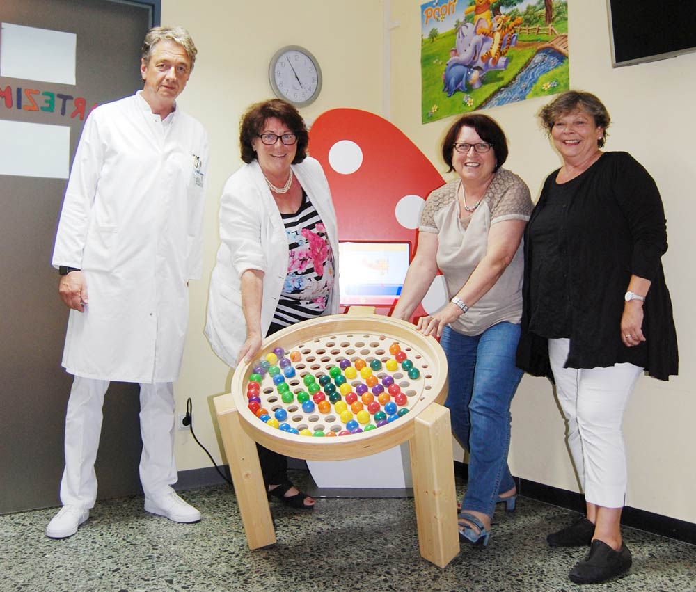 Kugeltisch für erkrankte Kinder Klinikum Deggendorf