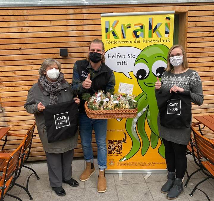 Cafe Flo und Lena Maierhofer unterstützen Kraki
