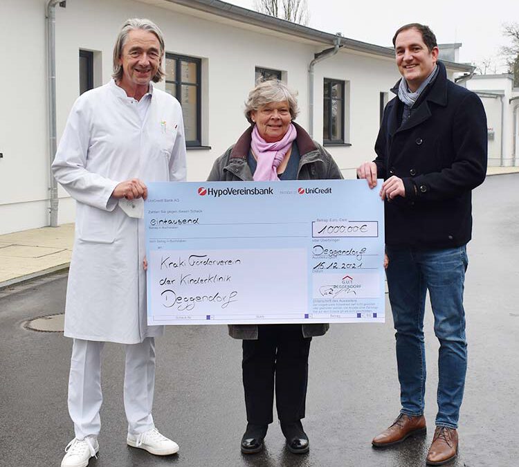 1.000 Euro für die Deggendorfer Kinderklinik